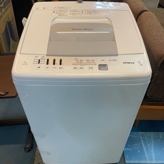 【美品】2020年製 全自動洗濯機 HITACHI 7kg NW...