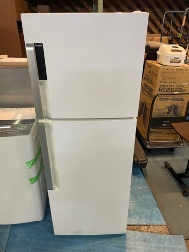 2ドア 冷凍冷蔵庫 Haier 214L JR-NF214A 2015年製 ホワイト 545×638×1492㎜