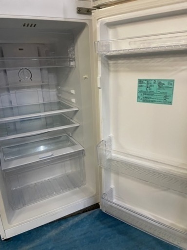 2ドア 冷凍冷蔵庫 Haier 214L JR-NF214A 2015年製 ホワイト 545×638  