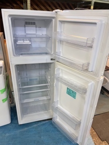 2ドア 冷凍冷蔵庫 Haier 214L JR-NF214A 2015年製 ホワイト 545×638  