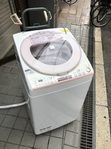 シャープ８キロ乾燥機着き３.５キロ保証付き大阪市内配達設置無料