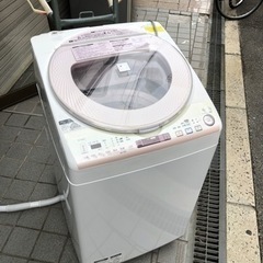 シャープ８キロ乾燥機着き３.５キロ🉐保証付き🚛🚛大阪市内配達設置...