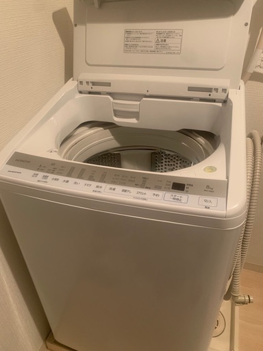 【最終値下】日立全自動洗濯機　ビートウォッシュ BW-V80F(W)