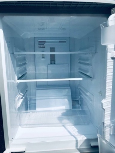 ✨2017年製✨1705番 SHARP✨ノンフロン冷凍冷蔵庫✨SJ-D14C-W‼️