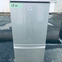 1711番 SHARP✨ノンフロン冷凍冷蔵庫✨SJ-PD14Y-D‼️