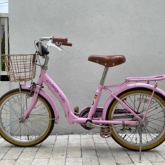 子供自転車　ピンク　18インチ　a.n.design works