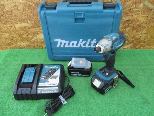 134 充電式ソフトインパクトドライバ makita マキタ TS141DRGX 18V 中古品