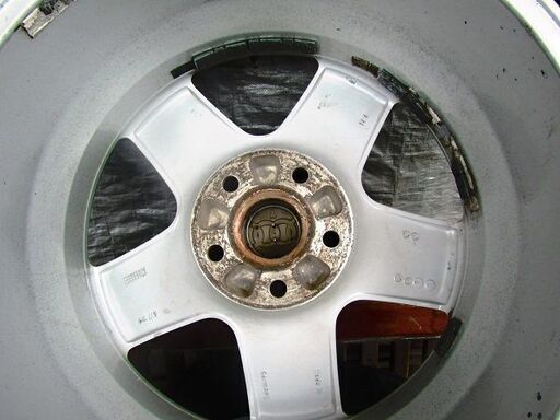 アウディ―A6クワトロ 純正アルミホイール/タイヤ4本セット