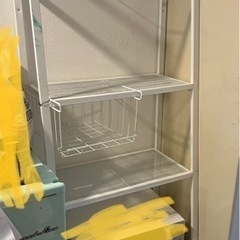 IKEA シェルフユニット　キッチン　棚　ホワイト