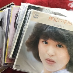 懐かしのアイドル　松田聖子　ドーナツ盤　20枚セット