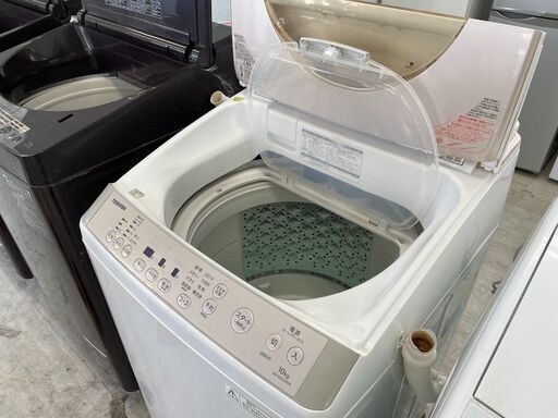 洗濯機の分解クリーニング行っています！配送設置込み　東芝10K　DDインバーター　2016年製　分解クリーニング済み！