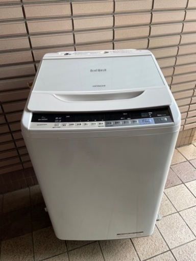 名古屋市郊外配送無料　HITACHI 8kg洗濯機　BW-V80AE4(W)