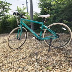 J0743 28インチ クロスバイク ルイガノ LGS-CHASSE マットエメラルド（グリーン）