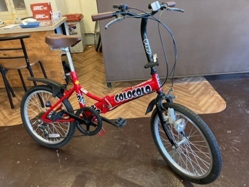 タイヤ新品！】6段変速 20インチ折りたたみ自転車 レッド quartsol.com.br