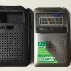 ポケットラジオ RF-NA10 動作品　AM/FM