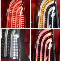 30プリウス 前期後期 社外テール LED レッド