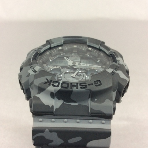 CASIO G-SHOCK ジーショック デジアナ腕時計 GA−100CM カモフラージュ ...