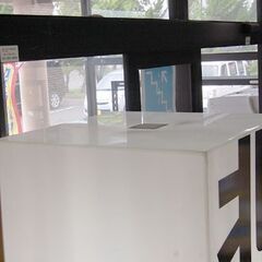 札幌市内近郊限定 特大 幅75×奥78×高197cm 行燈 キューブ型 キャスター付き電飾 看板 ラーメン 大型 北の大地 4面 業務用 点灯確認済み  札幌市 清田区 平岡