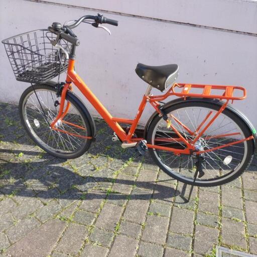 自転車（ブリジストン）オレンジ