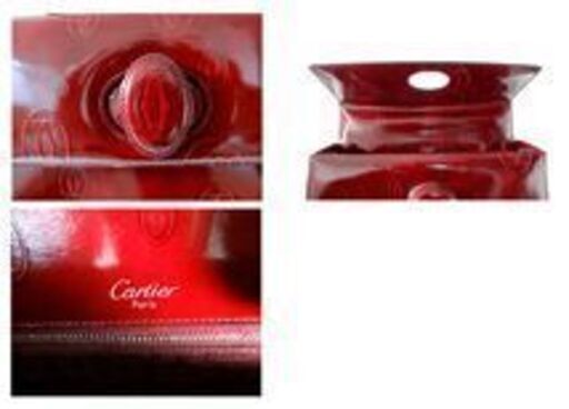 カルティエ Cartier ハッピーバースデー ハンドバッグ 手提げ ターン