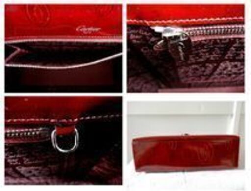 カルティエ Cartier ハッピーバースデー ハンドバッグ 手提げ ターン