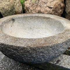 石臼 水鉢 つくばい 庭石 餅つき