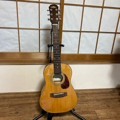 【値下げ】ミニギター　ARIA ピックアップ　ストラップ　スタン...