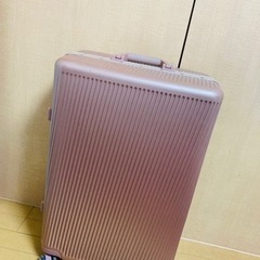 スーツケース　メタリックピンク　66L