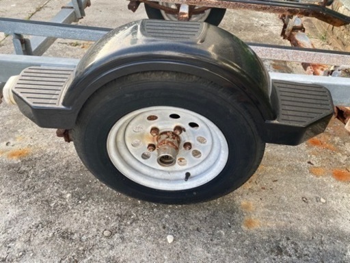 ジェットスキー　トレーラー　キャンピングトレーラー　カーゴトレーラー加工用に