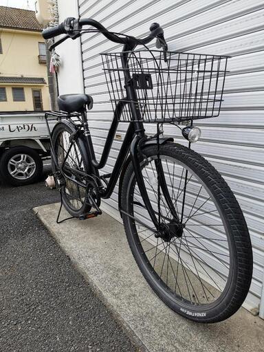 ☆前後タイヤ新品☆ 20型 6S LEDオートライト折り畳み車 防犯登録料込