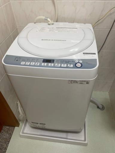 只今お取引き中SHARP洗濯機【7kg】