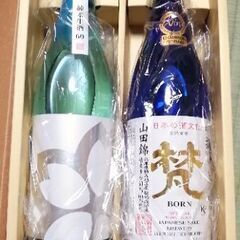 【箱入り日本酒2本セット】梵　純米大吟醸　吟撰　 720ml＋花...