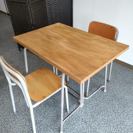 取引中【リメイク品】学習机＆椅子セット