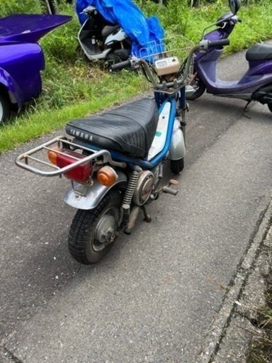 ヤマハ　チャッピー　80CC? クラッチ式　初爆確認　レストアベース