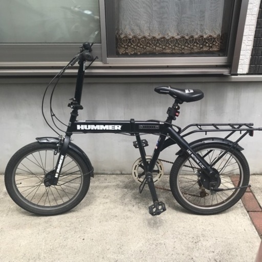 【HUMMER】ミニベロ 折りたたみ自転車 チャリ ハマー