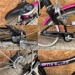 子供用自転車 ブリヂストン　Wild Berry 22インチ BRIDGESTONE ブリジストン WildBerry ワイルドベリー 22インチ kid's