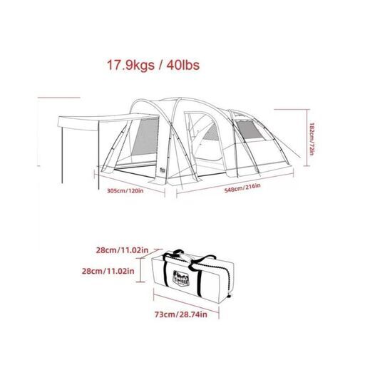 ティンバーリッジ 6人用テント C2207174