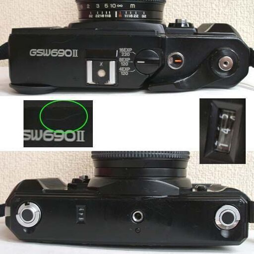 シャッター切れる☆FUJI GSW690Ⅱ Professional 6×9 中判カメラ レンズ