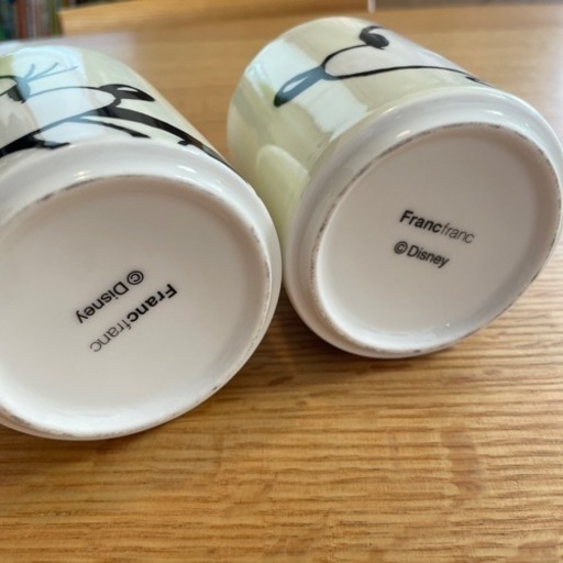 フランフランディズニーペアマグカップ やすよん 長沼の家具の中古あげます 譲ります ジモティーで不用品の処分