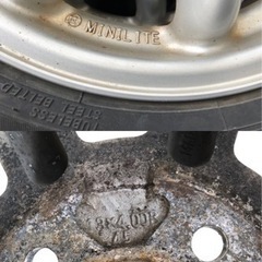 155/65R13       夏タイヤアルミセット