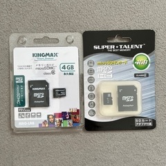 4GB SDカード　×2