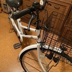 軽快車　シティサイクル　シグネ白