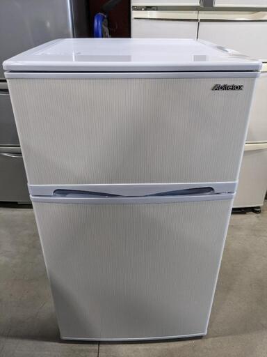 アビテックス　96L 2ドア冷凍冷蔵庫　AR-100E 2019年製　棚板ヒビあり。