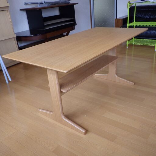 ダイニングテーブル 無印良品 オーク材 W1300×D650×H600mm リビング