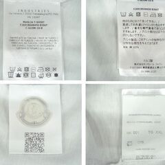 MONCLER レトロボックス ロゴプリント Tシャツ MENS ホワイト XXL