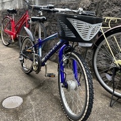 子供用　自転車　20インチ　色青