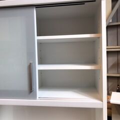 【愛品館八千代店】高橋木工所　2枚扉キッチンボード　ファリーナフローラ90