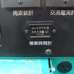 建設機械　ディーゼルエンジン発電機　デンヨー製