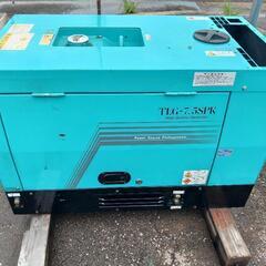 建設機械　ディーゼルエンジン発電機　デンヨー製