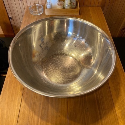 大きなステンレス製ボール　直径４５０mm